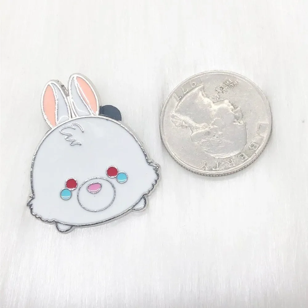 🔮 5/$25 Disney Alice in Wonderland White Rabbit‎ Tsum Tsum Pin